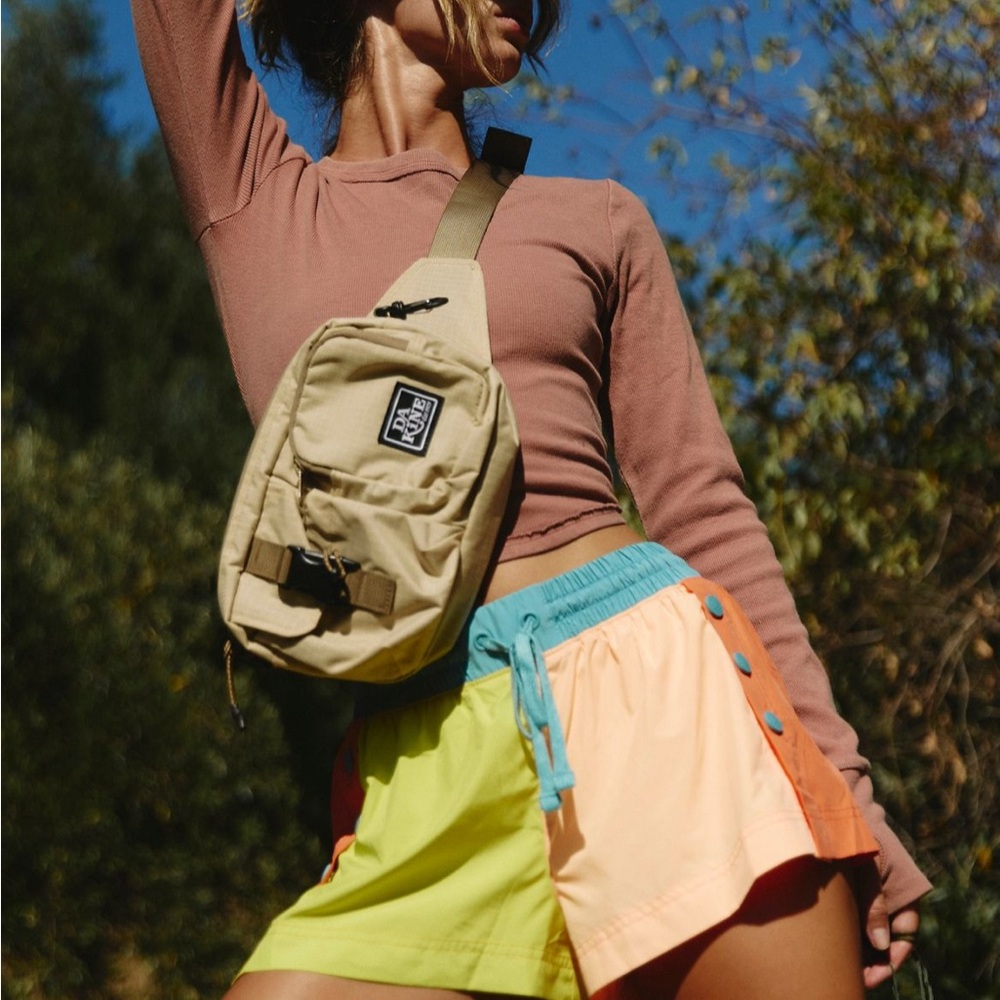 Free people invigorate color block shorts
